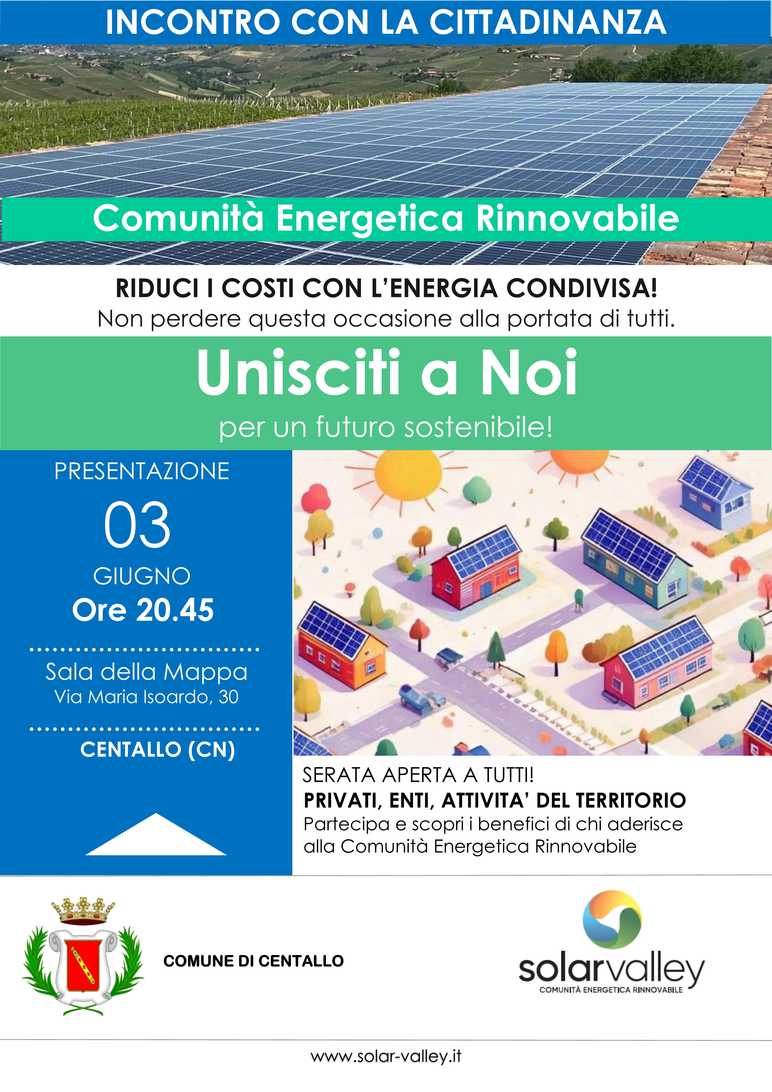 Comunità Energetica Rinnovabile - Incontro con la cittadinanza